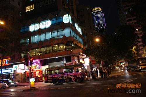 香港繁華夜景